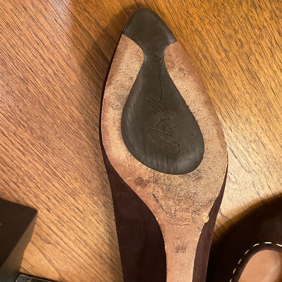 Donald J Pliner brown suede wedges - Picture 4 of 4